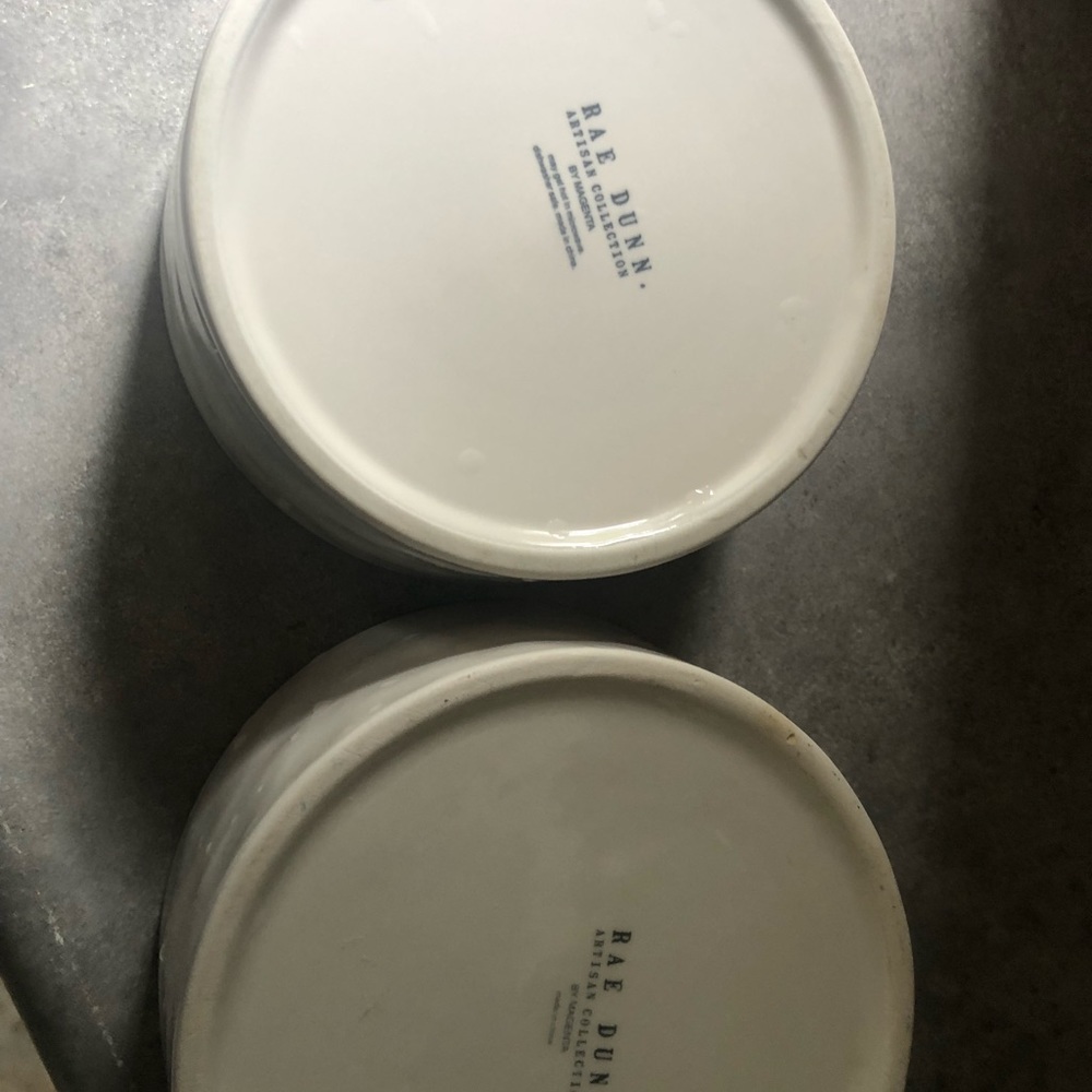 Rae Dunn Dog Bowls